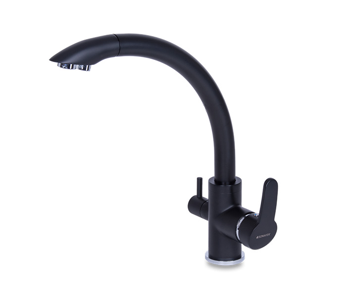 Drei-Wege-Wasserhahn Black Grande