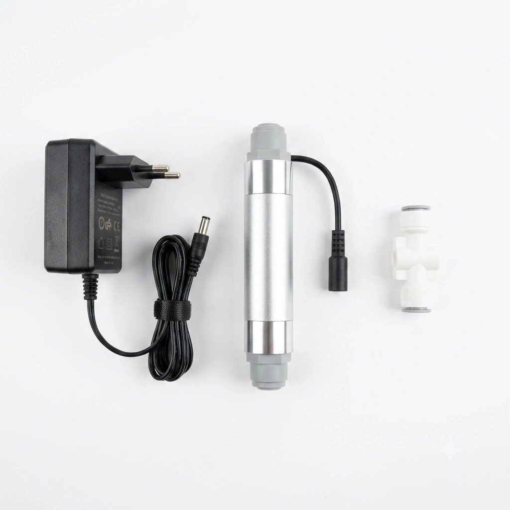 UV-C LED Desinfektionsfilter mit Zubehör