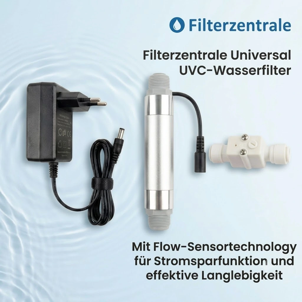 Filterzentrale UVC-Wassefilter mit Sensortechnologie