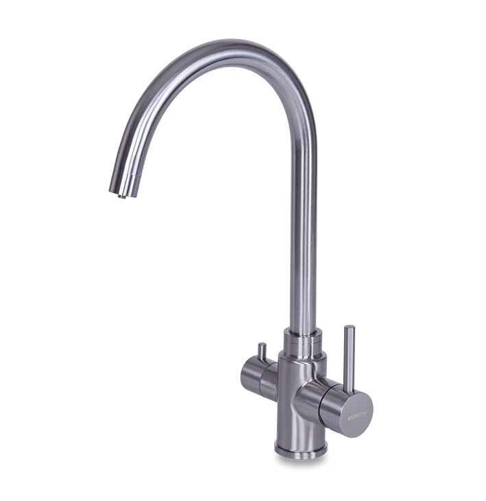 Drei-Wege-Wasserhahn Negro Matt